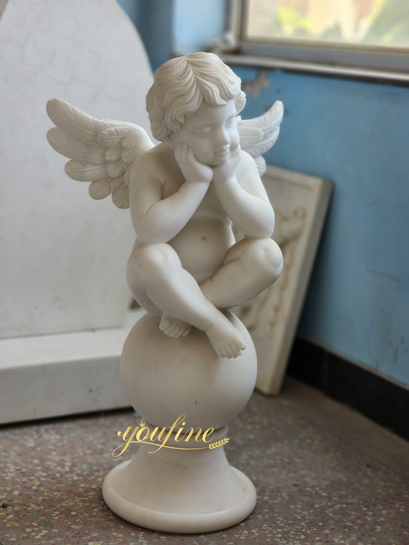 Little marble Cherub statue