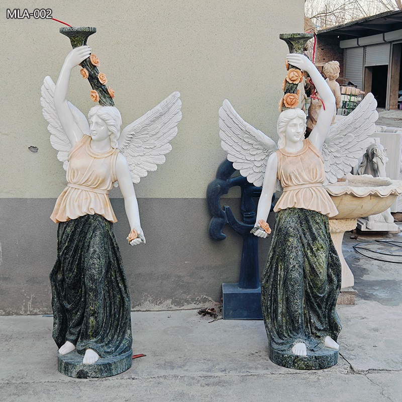 factory Marble Angel Statue Lamp