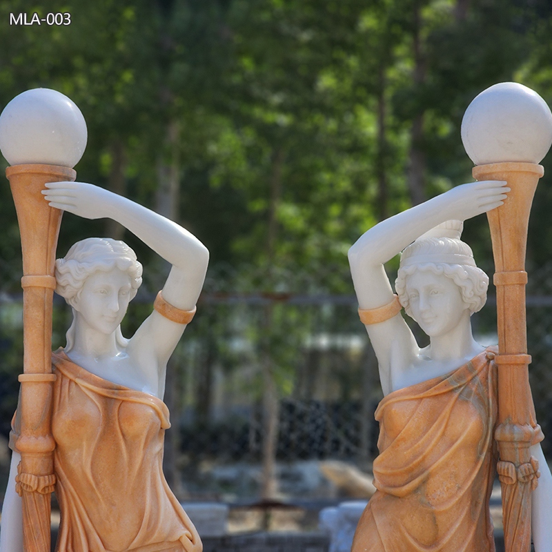 high quality Marble Female Statue Lamp