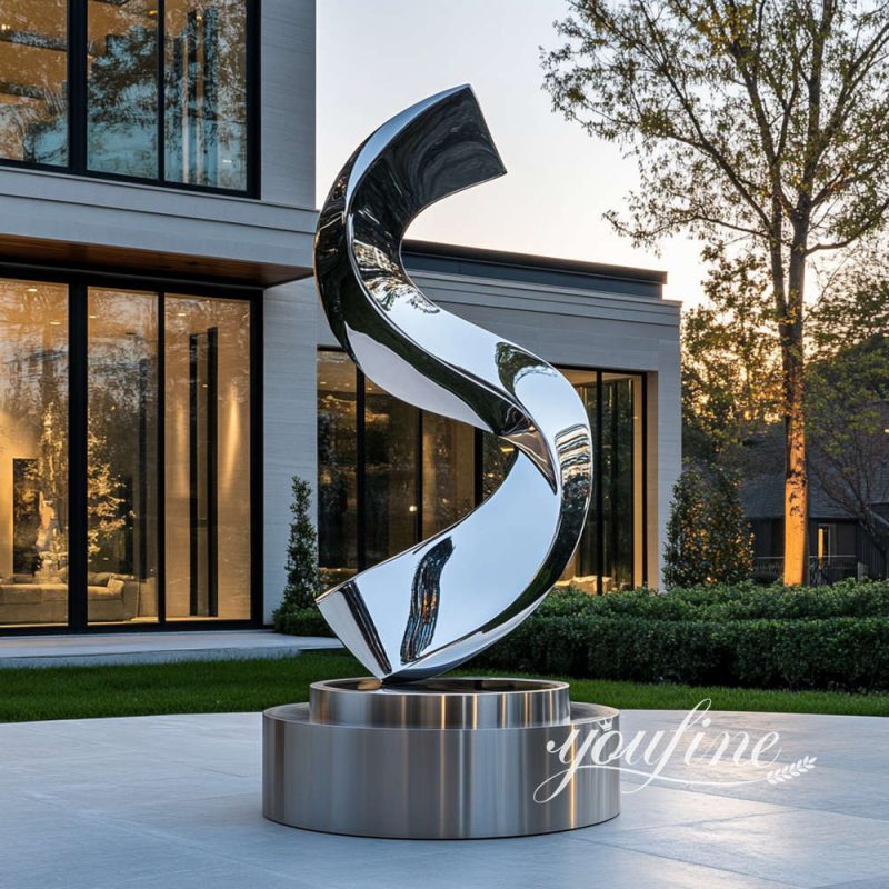 custom abstract metal sculpture