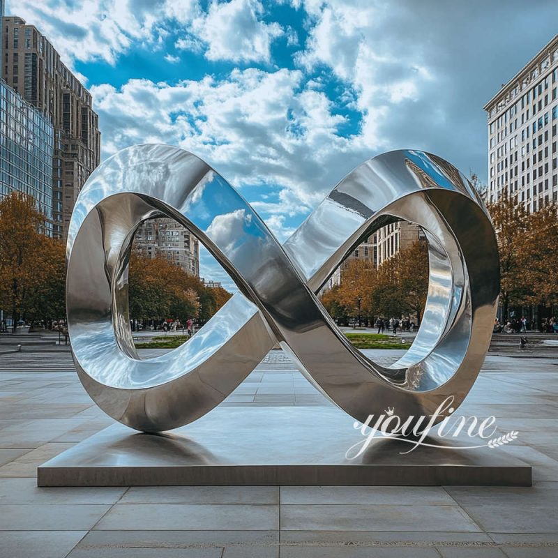 Stainless Steel Infinity Loop Sculpture SSA-072