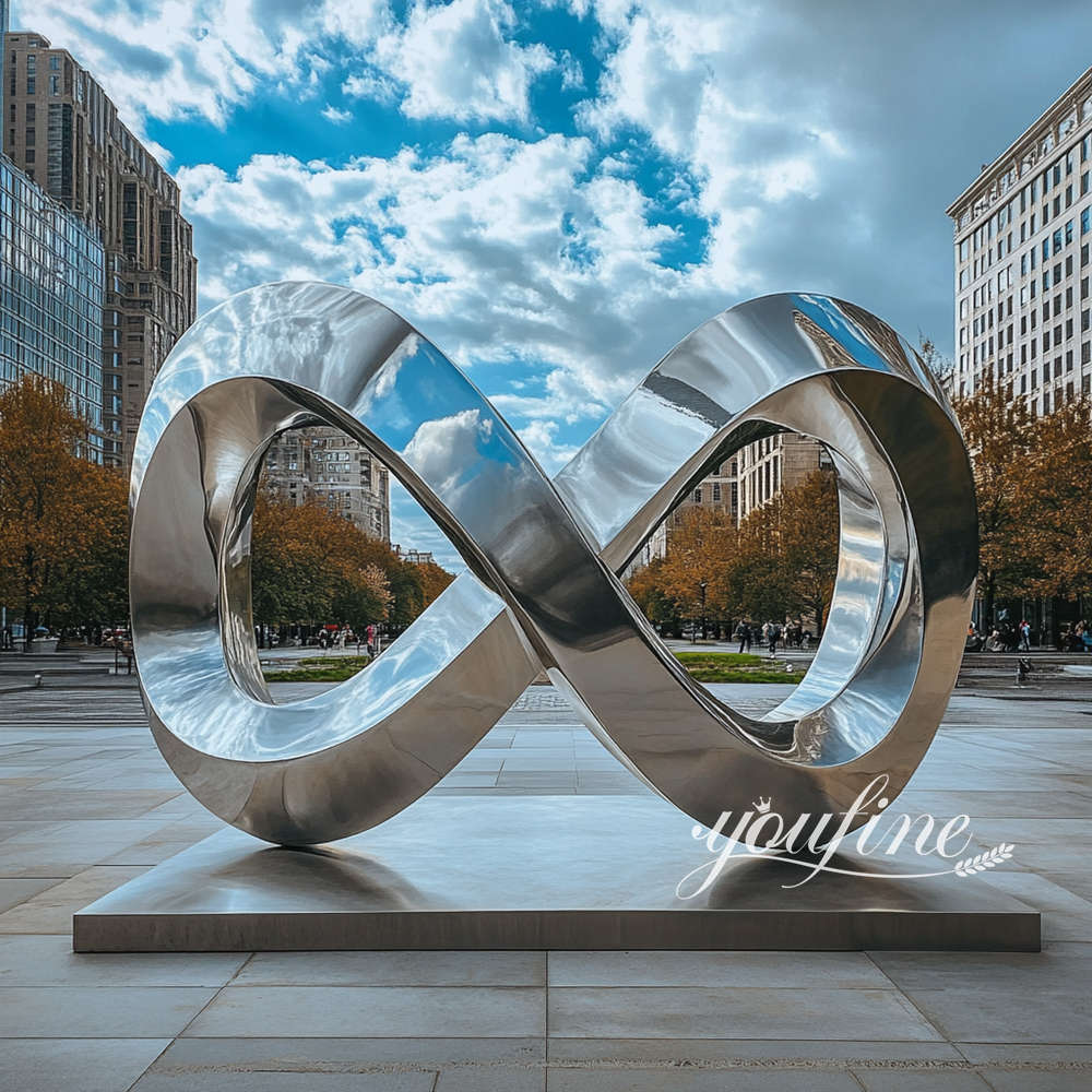 Stainless Steel Infinity Loop Sculpture SSA-072