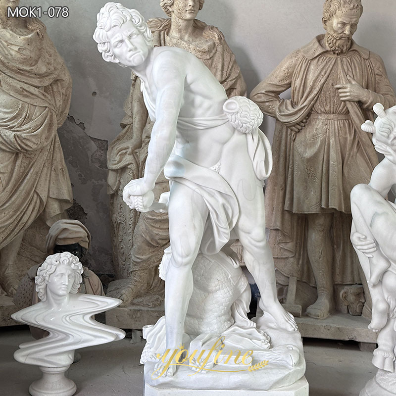 Life size Marble Bernini David Statue replica