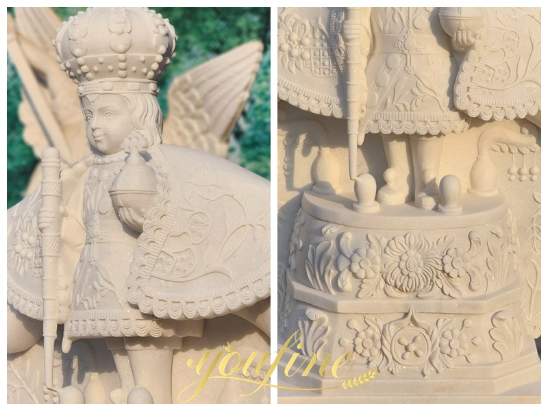 Infant Jesus of Prague Statue details
