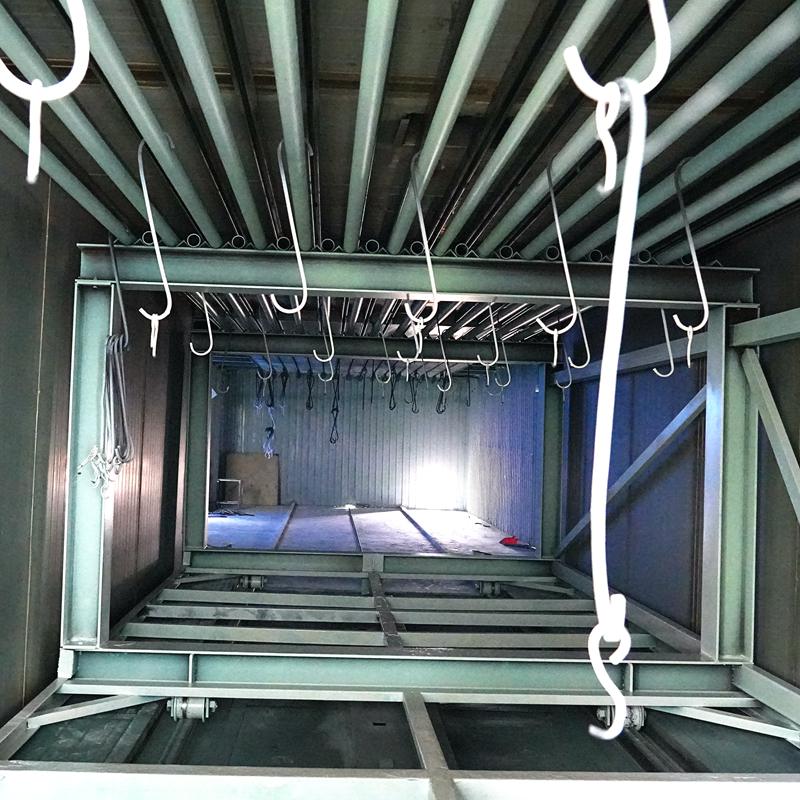 professional powder coating machine for wrought iron greenhouse