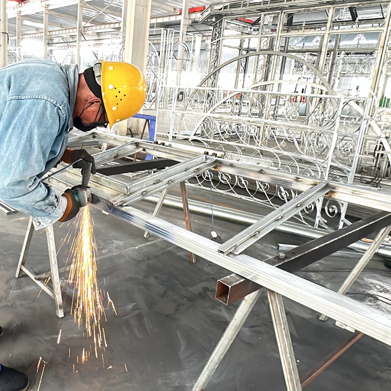 professional burnish process for iron greenhouse production