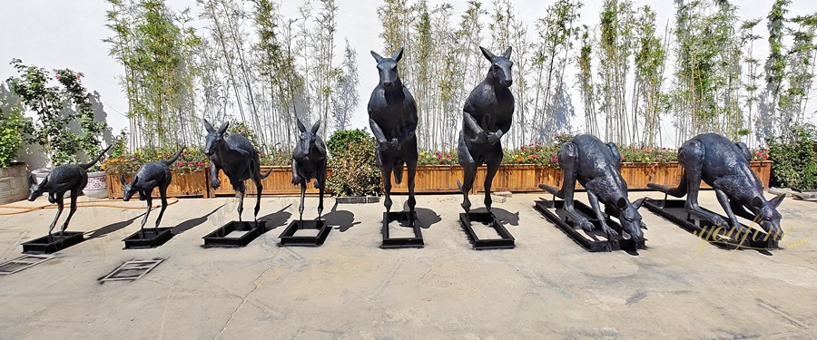 Wild Kangaroo Sculpture