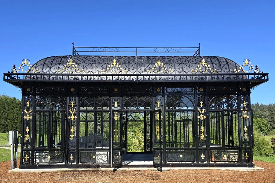 Wrought Iron Greenhouses for Castle