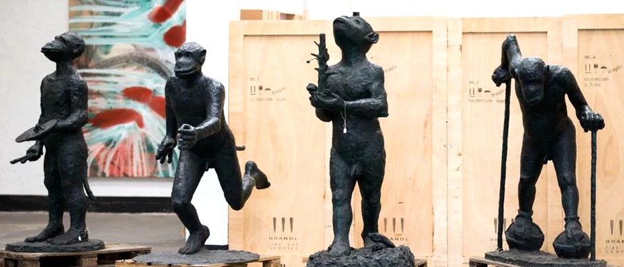 bronze Apeman