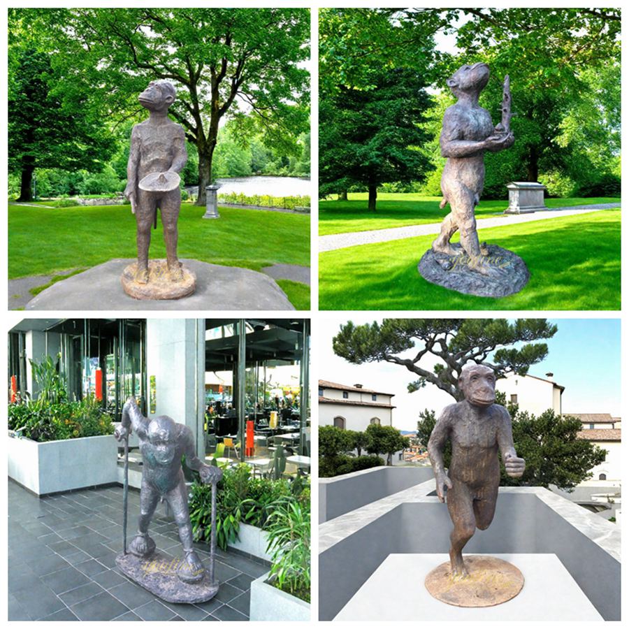 lifesize Famous Monkey statue