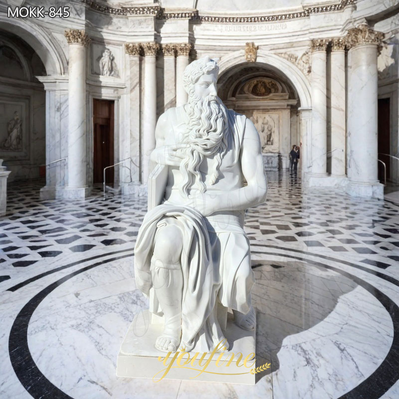 Life Size Marble the Moses Sculpture Replica