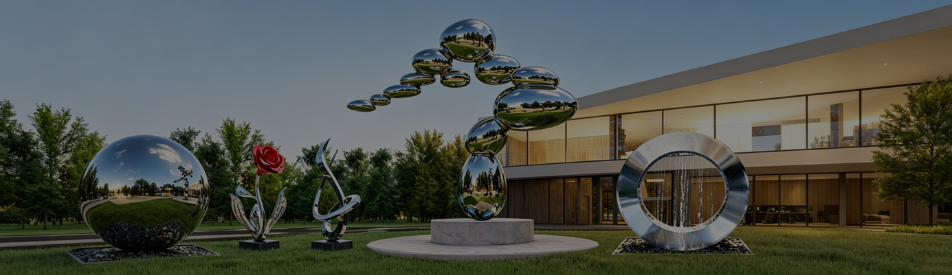 YouFine stainless steel sculpture fabrication and quality inspection