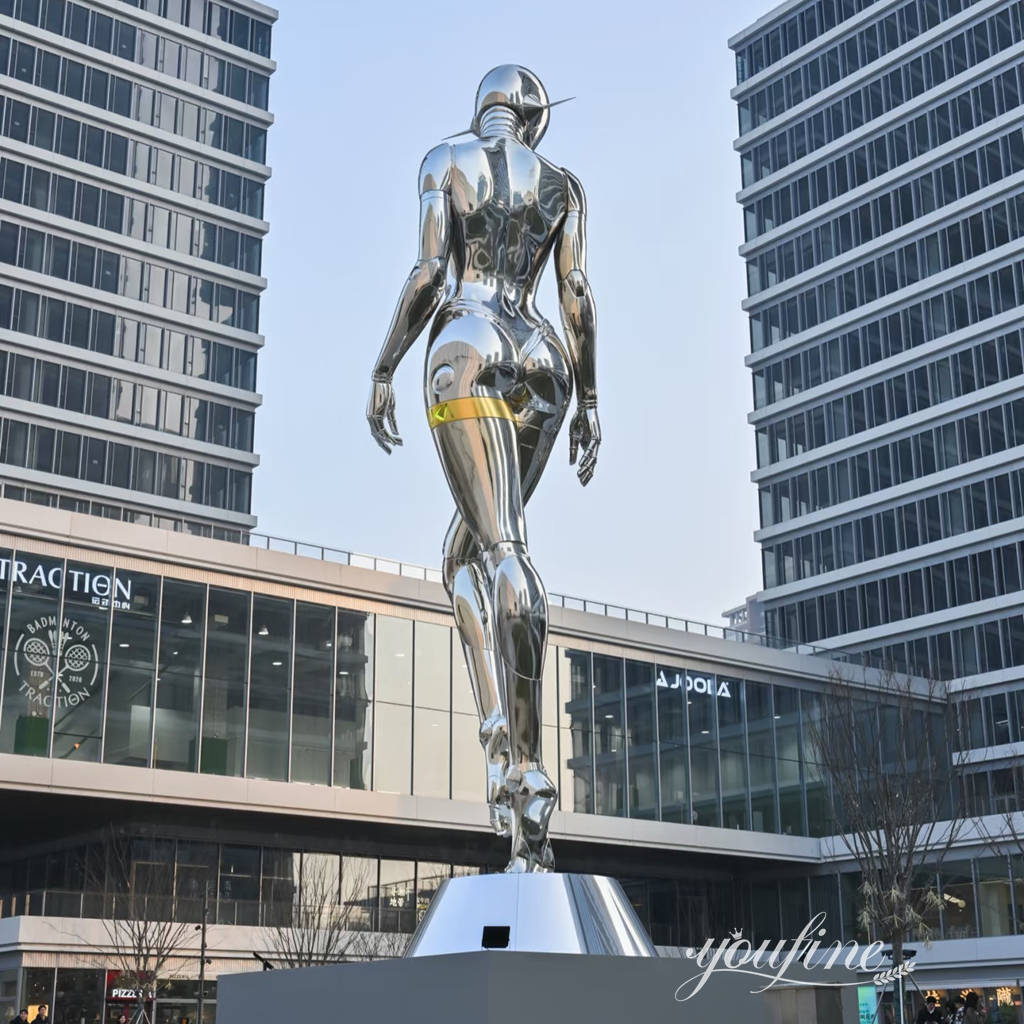 decorative modern robot sculpture