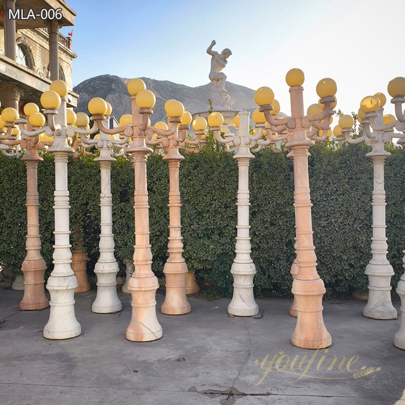 some natural Marble Street Lamps for Outdoor