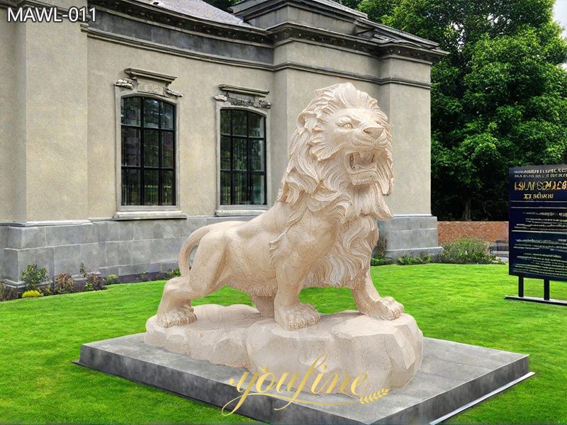 4 Feet High Lion Statue