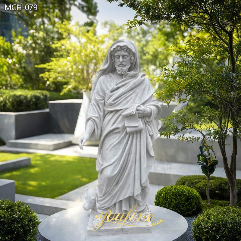 67’’ Marble Saint Luke Statue
