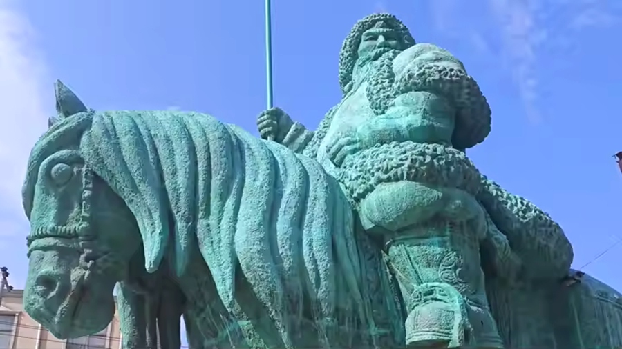Bronze Genghis Khan Horse Statue