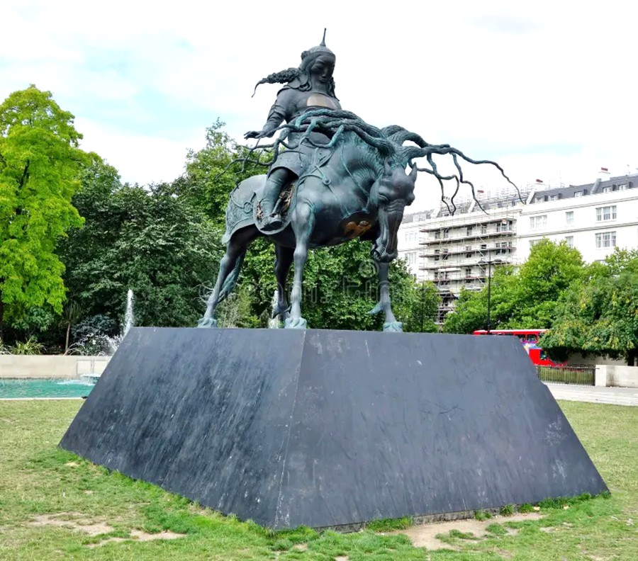 Genghis Khan Horse Statue