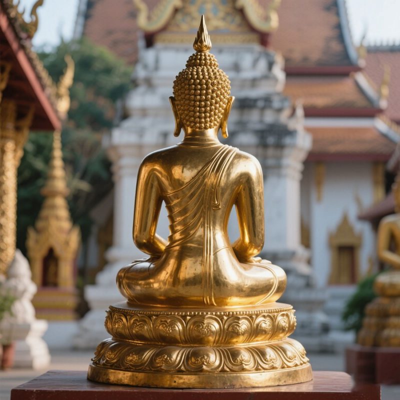 Gold Large Buddha Statue for Sale