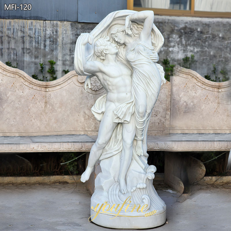 Life Size Marble Couple Sculpture
