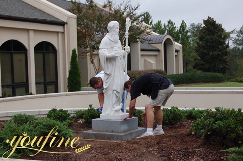 Marble St Benedict Statue feedback