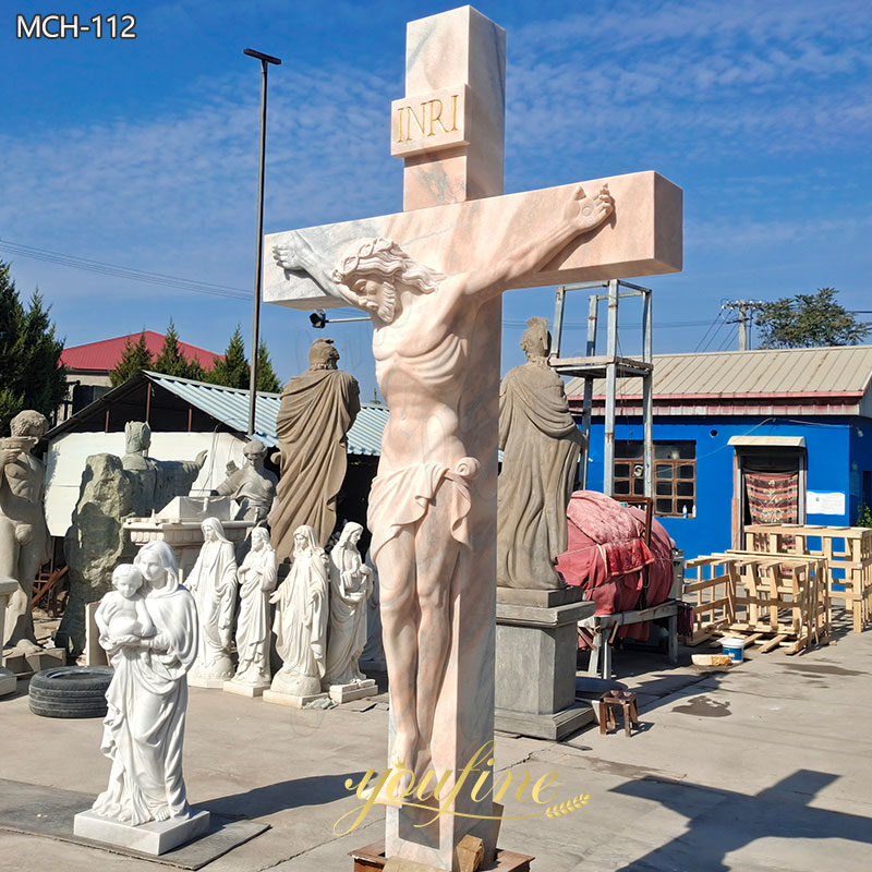 Marble altar jesus statue