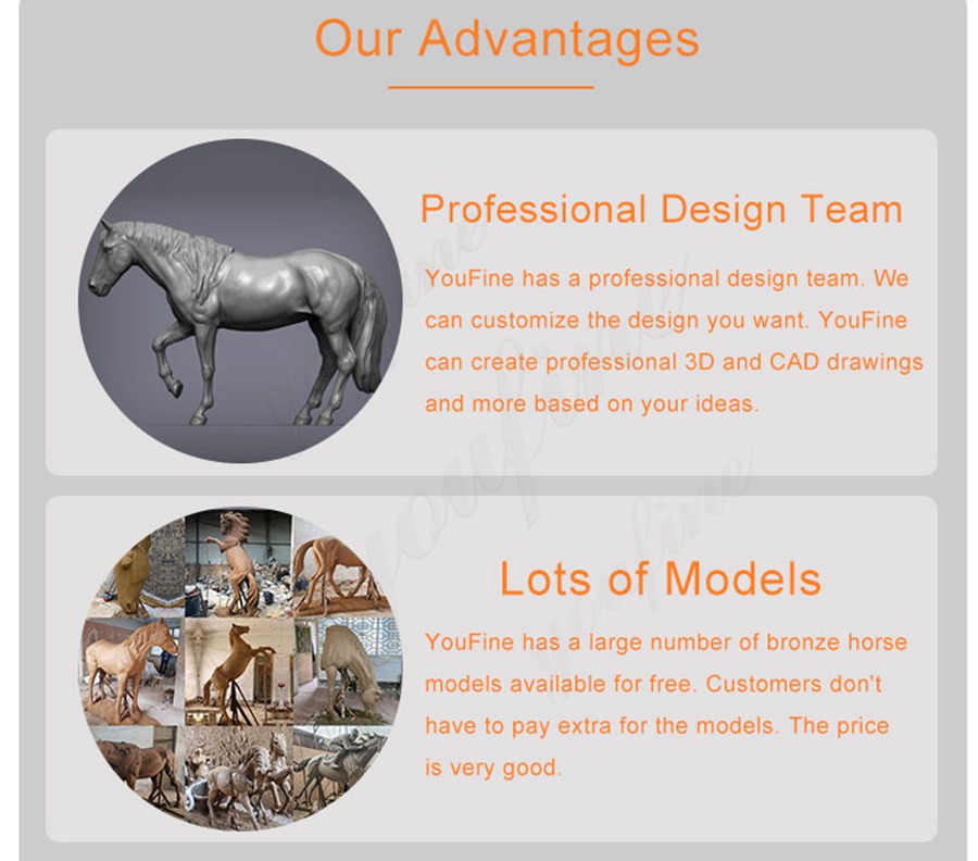 YouFine’s Advantages of horse statue