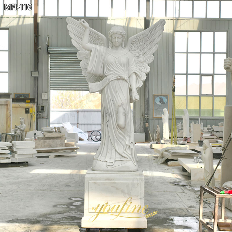 life size Marble Outdoor Angel Statues