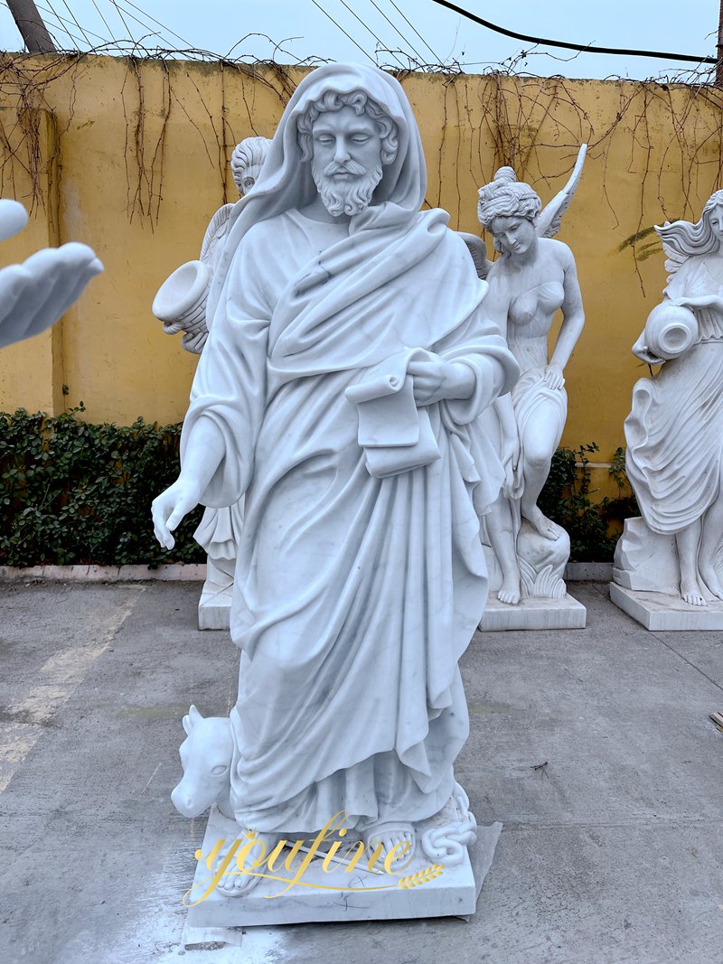 marble Saint Luke statue