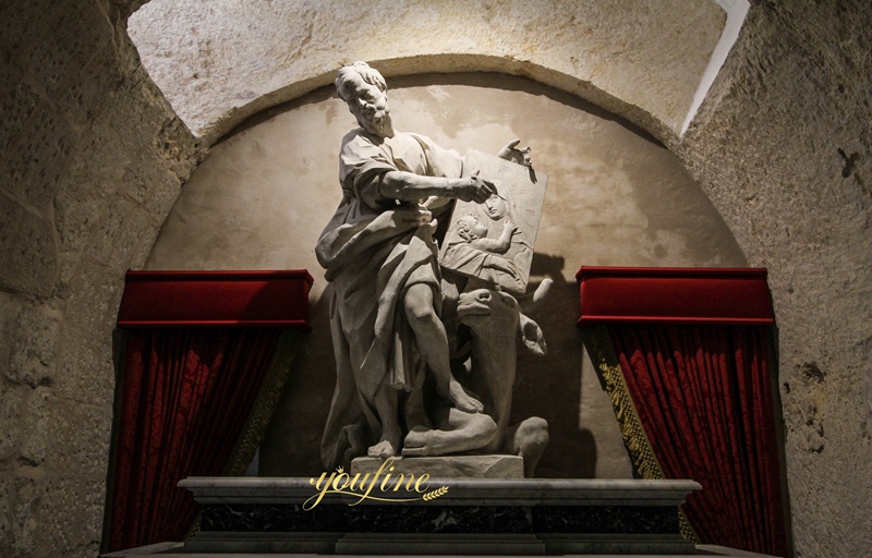marble St. Luke statue