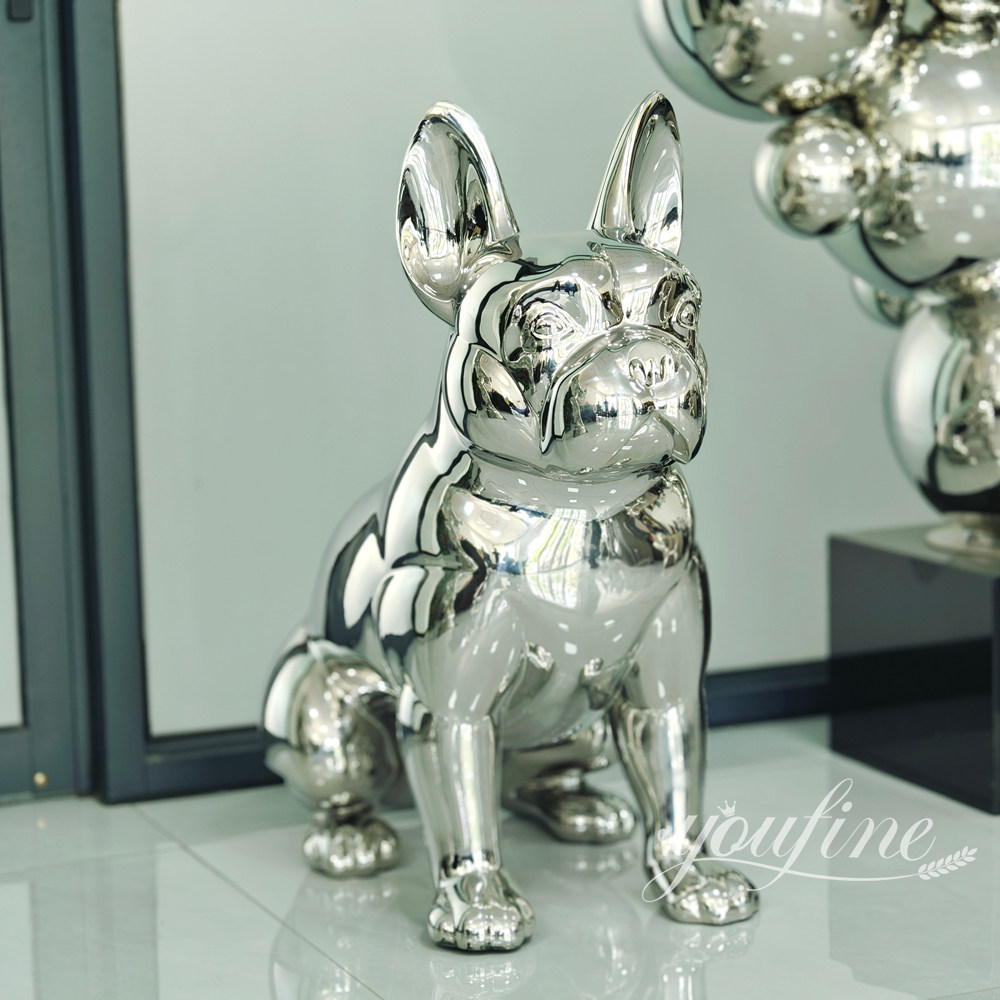metal craft bulldog sculpture