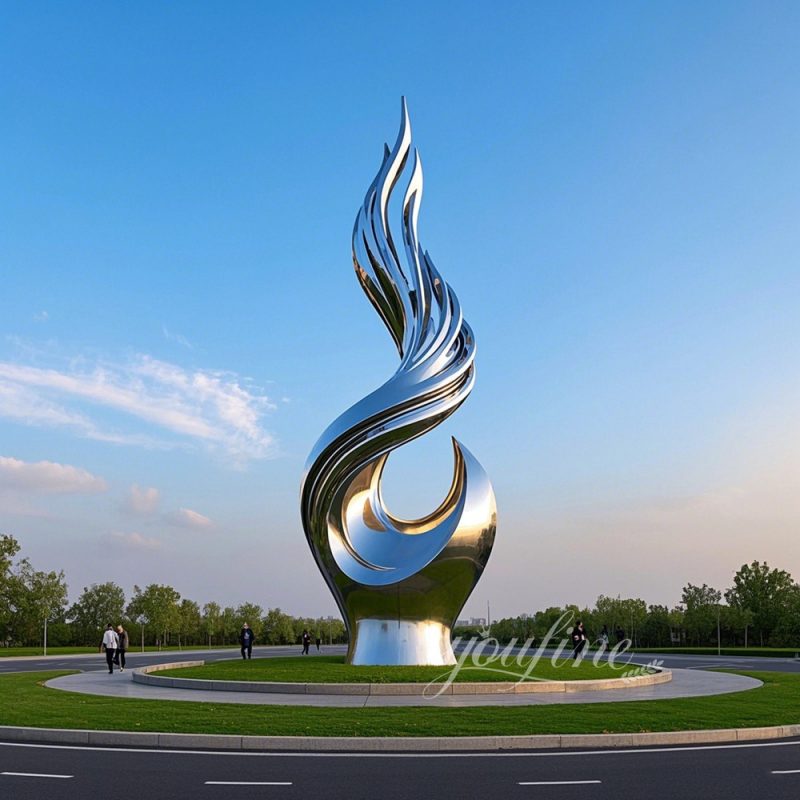 Custom Stainless Steel Roundabout Sculpture GSS-039