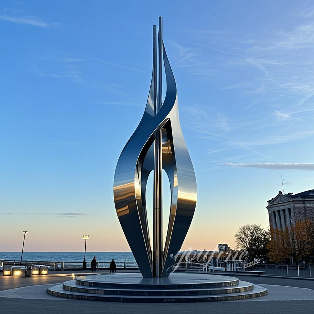 abstract outdoor large landscape sculpture
