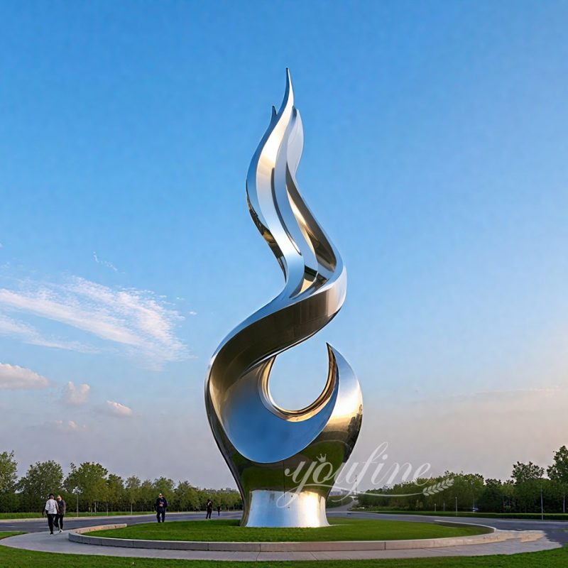 Custom Stainless Steel Roundabout Sculpture GSS-039