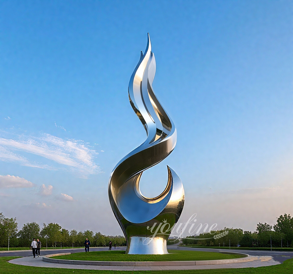 Custom Stainless Steel Roundabout Sculpture GSS-039