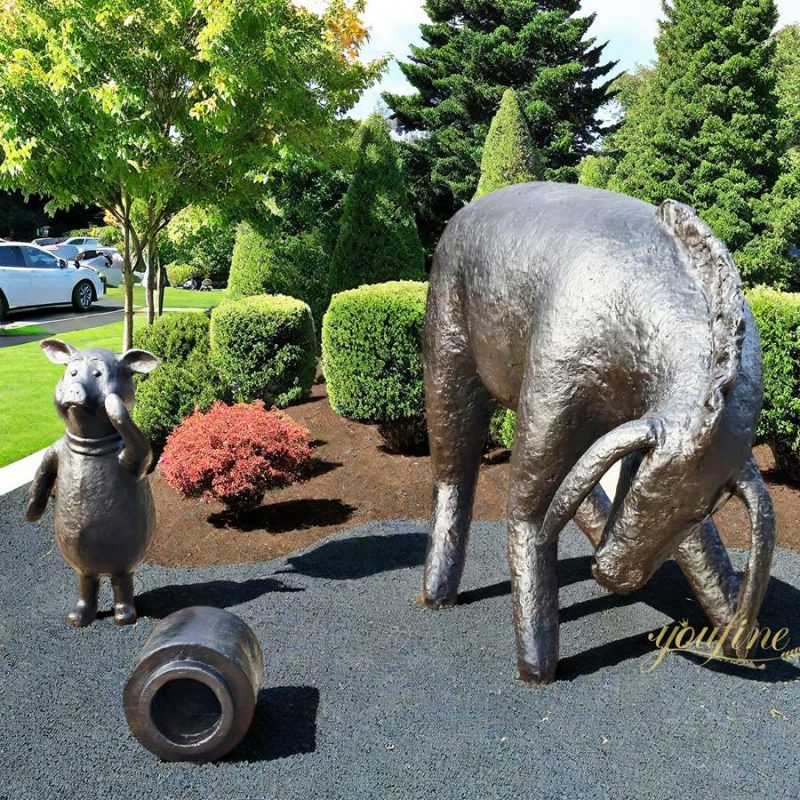 Bronze Winnie The Pooh statue art