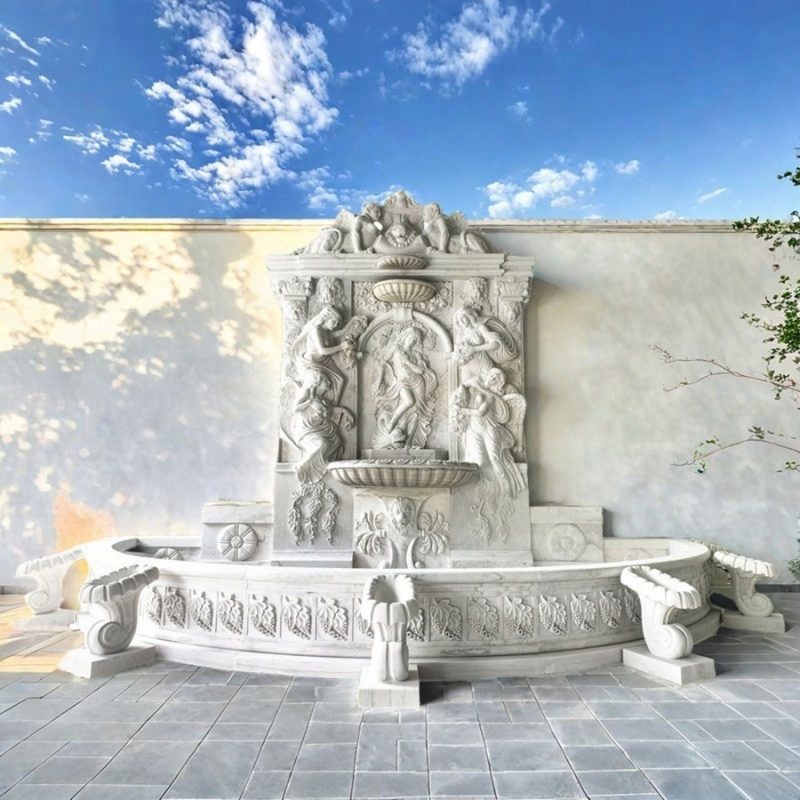 Outdoor Waterfall Wall Fountain