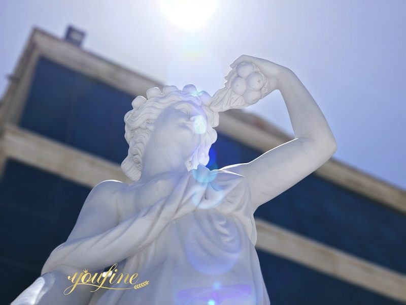 Outdoor marble lady statue for garden