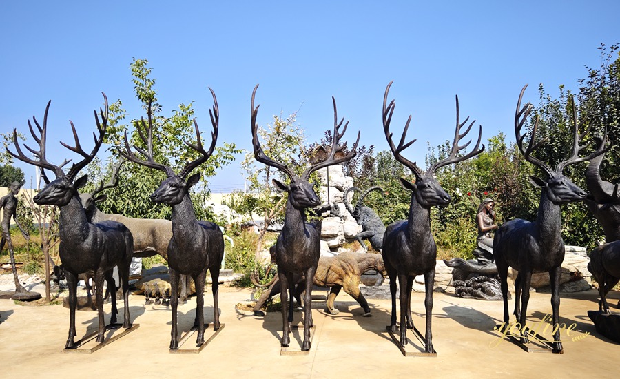 Top 9 Majestic Standing Elk Sculptures
