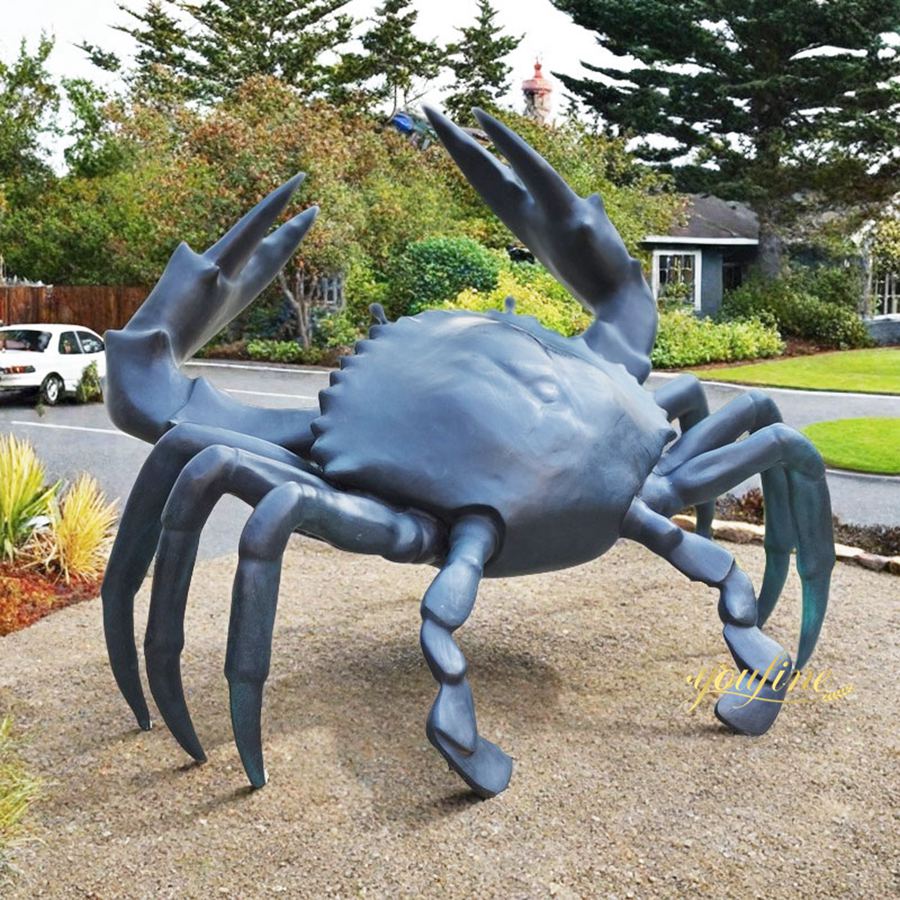 Large Bronze Crab Sculpture BAN-455