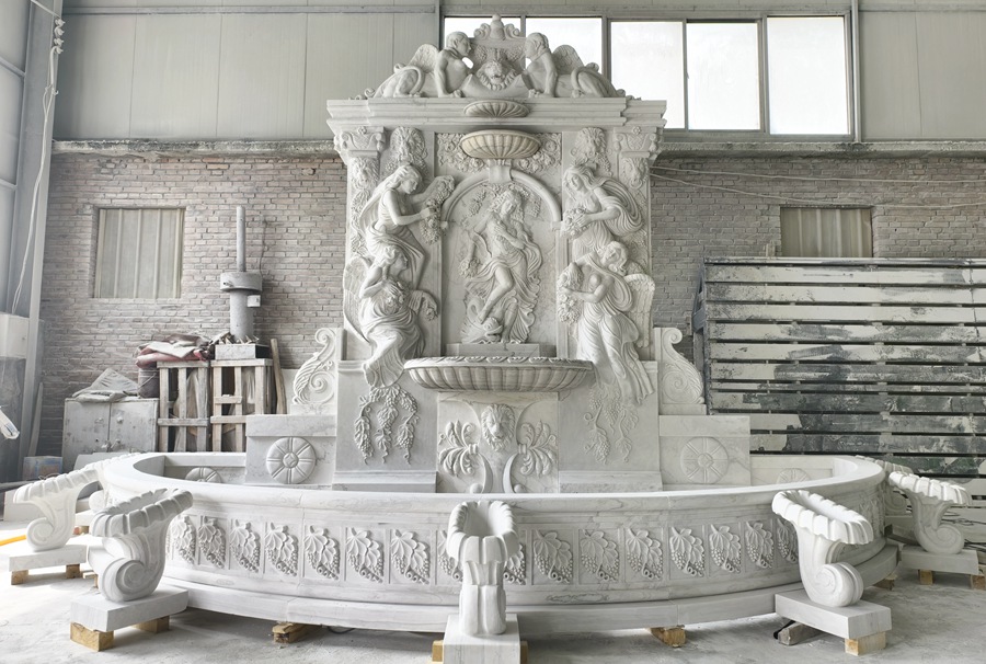 large Waterfall Wall Fountain art