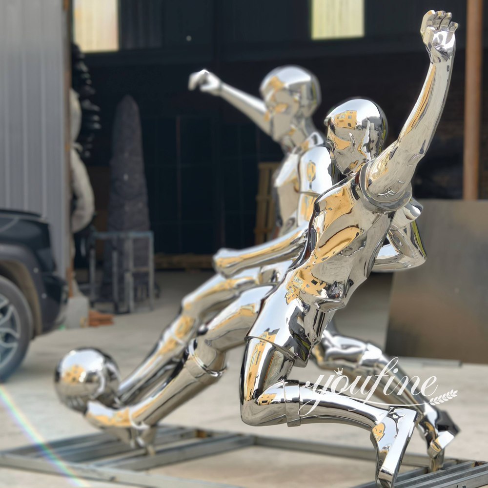 stainless steel forging human sculpture
