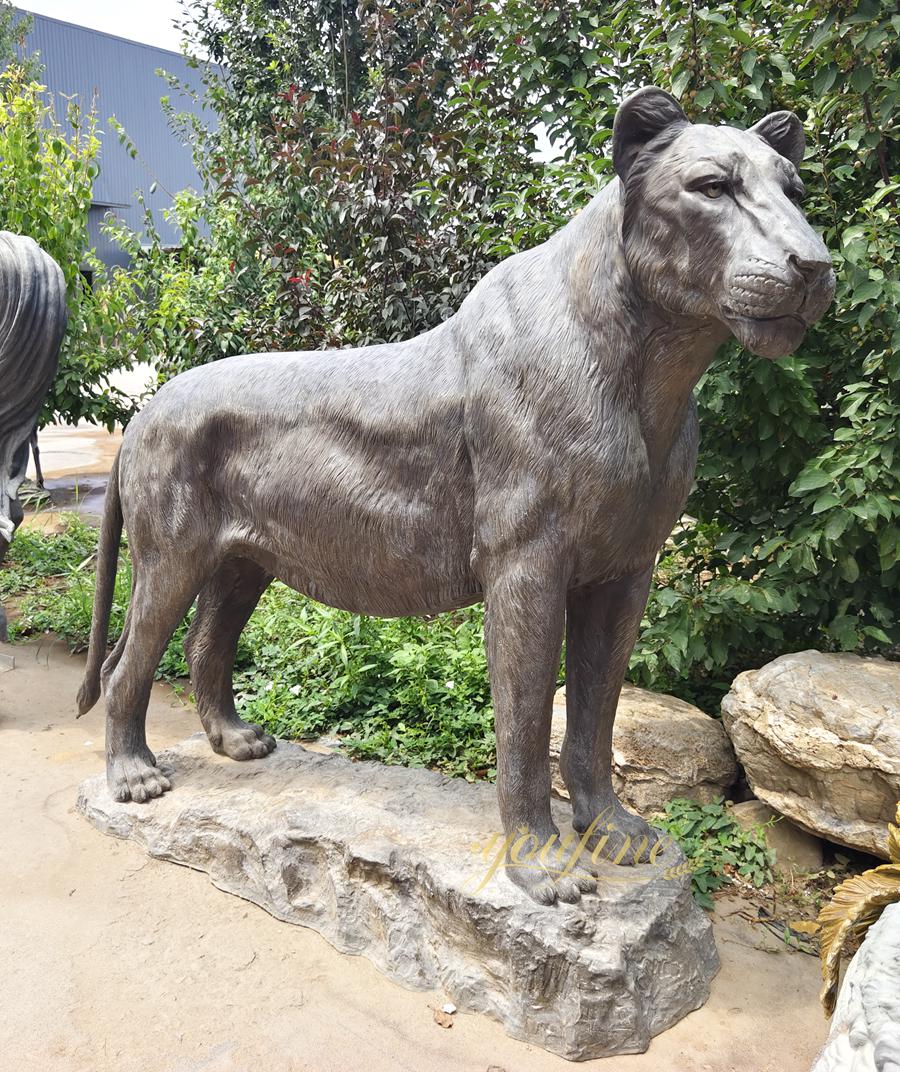 Lioness statue