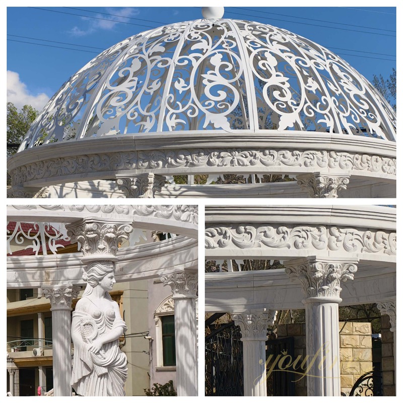 hand carved Marble Gazebo