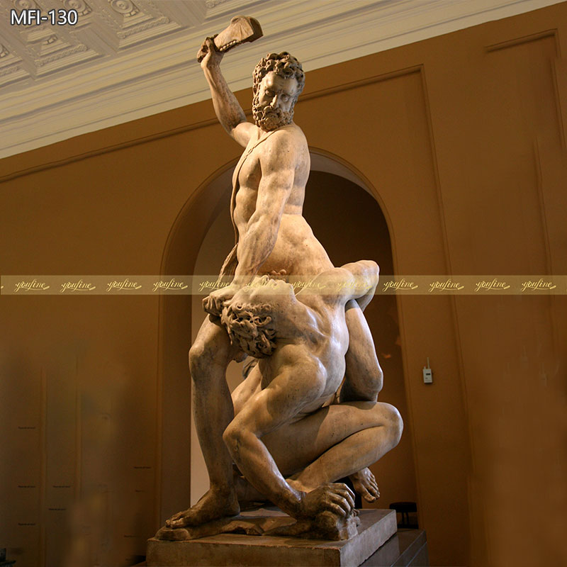 Marble Samson Slaying a Philistine Sculpture