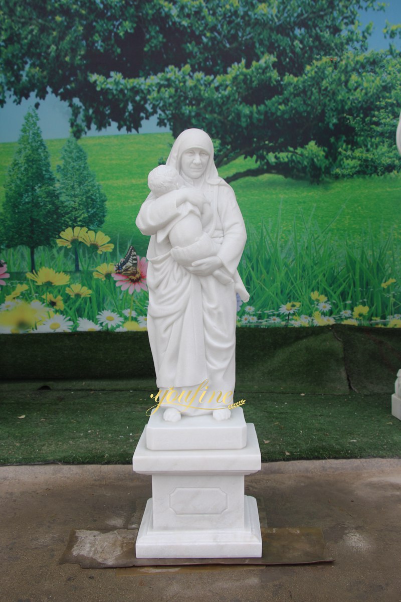 St. Teresa of Calcutta Statue holding child