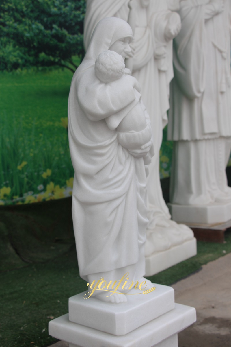 St. Teresa of Calcutta marble sculpture