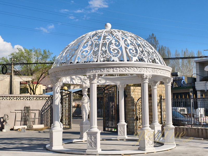 large White Marble Gazebo