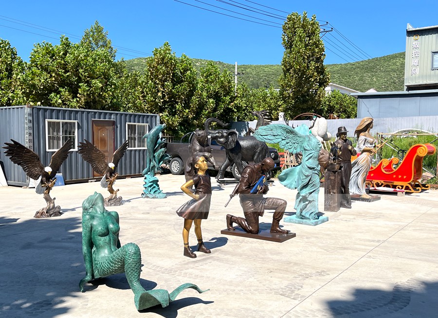 YouFine bronze factory sculpture display