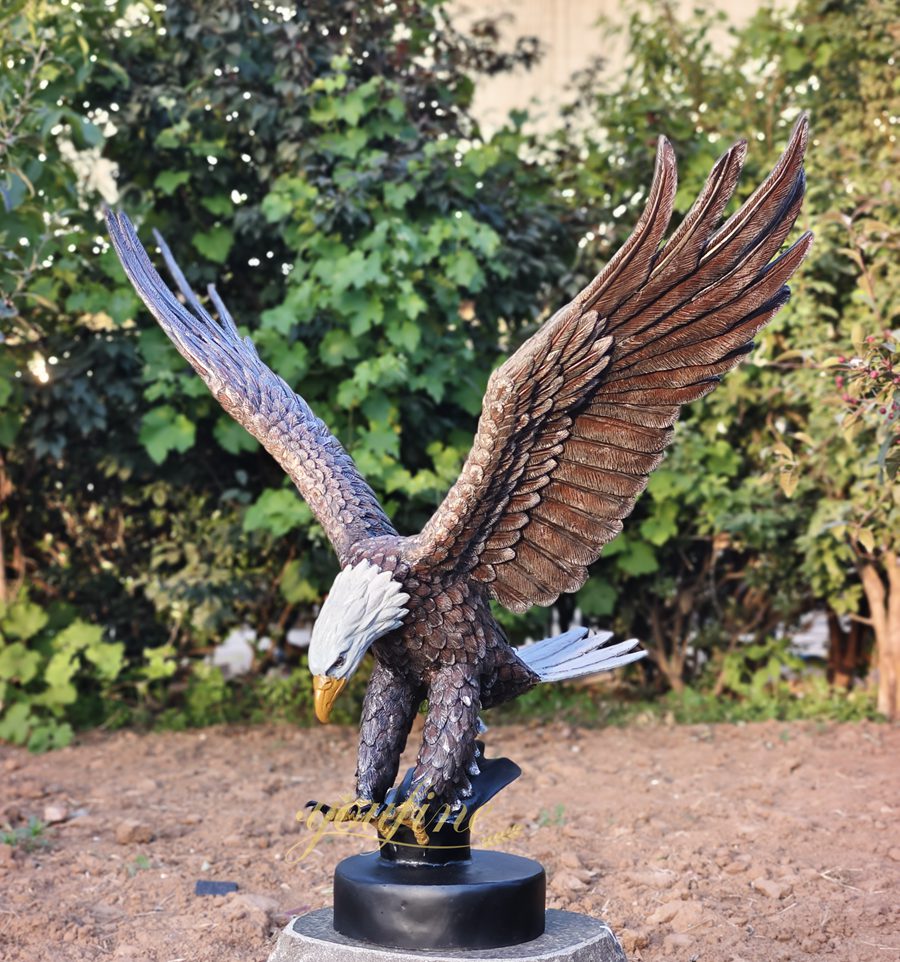 bronze Bald Eagle Statues